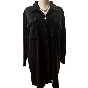 Women’s gray corduroy shirt.wt1221